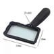 thumbnail image 4 of Hand-held Rectangular Magnifying Glass, LED Light Magnifier, 10X Reading Magnifying Glass for Seniors, Low Vision, Macular Degeneration, 4 of 5