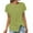 Vert, variante sur LUOGENLI T-shirts pour Femme pour Femmes T-Shirt Décontracté Ample Uni à Col Rond en Maille Tricotée Jacquard Manches Chauve-Souris Courtes T-Shirt T-shirts pour Femmes T-shirts Graphiques T-shirts Pêche Vêtements d'Été Kaki G