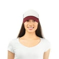 thumbnail image 4 of DALIX Two Tone Summer Mesh Cap in Maroon and White Trucker Hat, 4 of 7