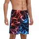 thumbnail image 2 of Fotbe Red And Blue Lightning Pantalones Cortos de Pijama para Hombre, Ropa de Dormir, Pantalones de Pijama Cortos para Hombre-3X-Large, 2 of 6