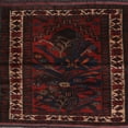 thumbnail image 1 of Ahgly Company Machine Washable Indoor Square Traditional Bakers Brown Area Rugs, 8' Square, 1 of 7