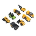 thumbnail image 2 of Juego de coches de juguete ANGGREK para niños 8 piezas escala 1:60 camiones de construcción aleación de plástico, 2 of 7