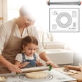 thumbnail image 1 of Adjustable Rolling Pin Set With Thickness Rings Cookie Cutters Dough Scraper Grade Stainless Precise Dough Roller Handle Design For Baking Fondant Pizza Pie Pasta Cookies, 1 of 9