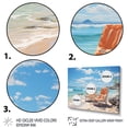 thumbnail image 3 of Designart "Sunkissed Sands at the Beach III" Nautical & Beach Floater Framed Wall Decor, 3 of 7