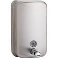 thumbnail image 2 of Genuine Joe Liquid/Lotion Soap Dispenser - Manual - 31.50 fl oz Capacity - Corrosion Resistant, Wall Mountable, Rust Proof - Stainless Steel - 1Each | Bundle of 5, 2 of 2
