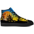 thumbnail image 4 of Aidianart Halloween Pumpkin High Top Shoes Womens High Top Canvas Sneakers Size 8, 4 of 5