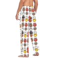 thumbnail image 7 of Cartoon Owls Mens Pajama Pants Cotton Elastic Waistband Lounge Sleep Pajama Bottoms Pj with Pocket, 7 of 7