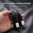 thumbnail image 5 of 2pcs Leather Car Seat Headrest Hooks with Phone Holder, Multifunctional Backseat Organizer Hanger, Durable Storage Hook for Wallets, Bags & Purse, Easy Install Auto Accessory for Car Interior, Black, 5 of 5