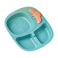 thumbnail image 4 of YAOMOBB Odor-free Cutlery Set For Food Separation Creative Radish Compartment Cutlery Set Cute Shape Dinner Plate Set, 4 of 6