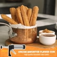 thumbnail image 4 of Dsseng Churro Maker Machine Stainless Steel Churro Gun Kit Multifunctional Churro Filler Kit DIY Cookie Maker Machine Household Churro Maker Kit for Cake DIY Decorations, 4 of 8