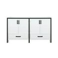 thumbnail image 2 of 60" W X 22" D White Double Bath Vanity - Soft Close Two Cabinets And Drawers For Profuse Storage Fully Assembled 60 In. 22 & Area, 2 of 6