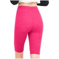 thumbnail image 5 of Ashirexll Workout Shorts Women, Athletic Shorts, 2PC Fashion Solid Color Leggings with Yoga Sport Elastic Quarter Pants Shorts Leggings, 5 of 7