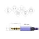 thumbnail image 2 of Cable de Audio Auxiliar 3.5mm a 3.5mm de 1 Metro, 2 of 5