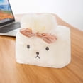 thumbnail image 1 of Tissue Holder Decorative, Cute Tissue Box Cover, Fluffy Plush Cover, Home décor, Office Desk Decoration, car Accessories, Bunny, Rabbit, 1 of 7