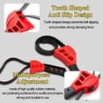 thumbnail image 3 of HUGFEGWE 2PCS Oil Filter Wrench Set, Car Rubber Strap Wrenches, Adjustable Rubber Strap Wrench, 6In+ 8In Automotive Multifunctional Belt Wrench Fit Mechanics Plumbers U2537-6174, 3 of 7