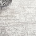 thumbnail image 6 of SAFAVIEH Parker Orval Distressed Polyester Area Rug, Taupe/Ivory Blue, 6'7" x 6'7" Square, 6 of 8