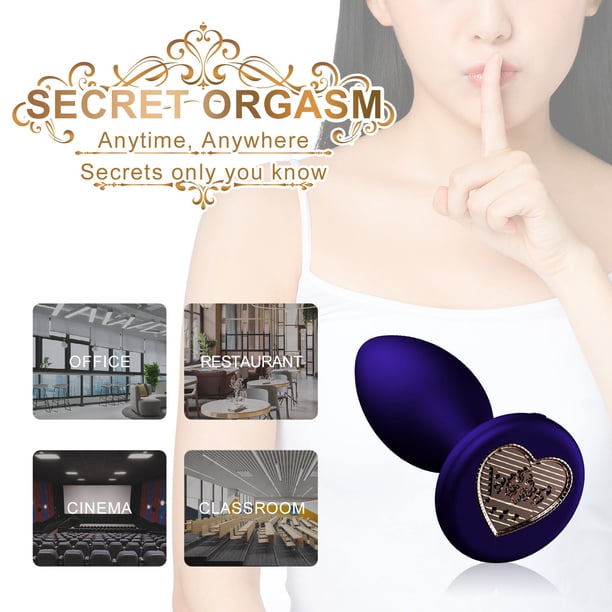 Vibrating Butt Plug, Silicone Anal Vibrator Prostate Massager with Remote  Control, Anal Plug with 10 Modes, Sex Toys for Men Women(Purple) - Walmart  Business Supplies