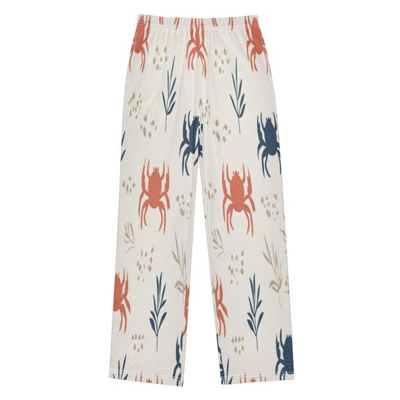 Boy's Pajama Pants Boys' Long Sleep Pants Children's Pajama Pants Loose Fitting Pajama Pants are Convenient to Put on and Take off S Yellow Crab