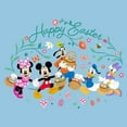 thumbnail image 2 of Boy's Mickey & Friends Happy Easter Group Egg Hunt  Graphic Tee Light Blue Large, 2 of 4