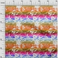 thumbnail image 3 of oneOone Cotton Silk Orange Fabric Abstract Sewing Material Print Fabric By The Yard 42 Inch Wide, 3 of 5