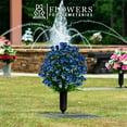 thumbnail image 5 of Sympathy Silks Artificial Cemetery Flowers - Blue Sweetheart Rose - Bouquet for Vase, 5 of 8