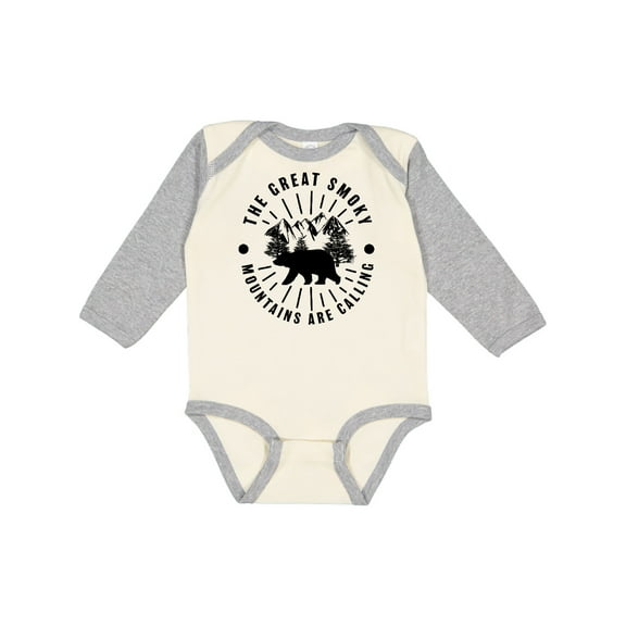 Inktastic The Great Smoky Mountains Are Calling Boys or Girls Long Sleeve Baby Bodysuit