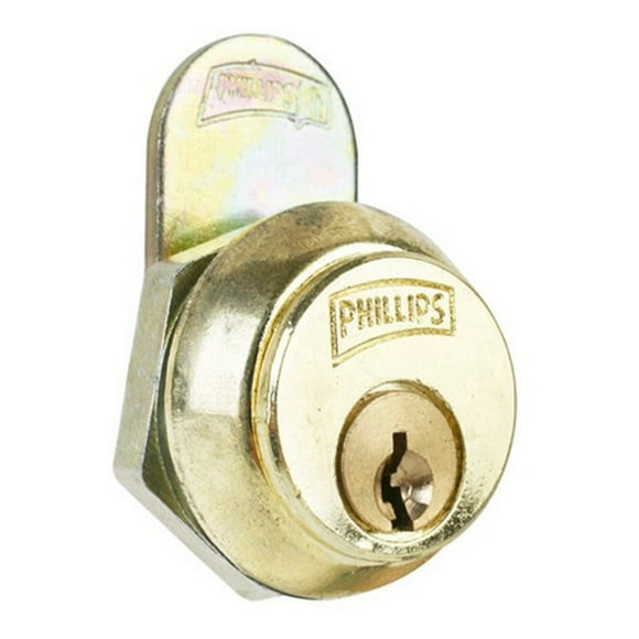Cerradura Phillips Mueble Gabinete Paleta 16mm Latonada