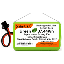 Replacement Battery for Ionvac SmartClean 2000 Robovac 7687 / 7688 and Ionvac SmartClean V4 (7997) Robot Vacuum Cleaners 14.4V - 2600mAh  (37.4Wh) with Built-in Battery Management System (BMS)