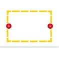 thumbnail image 4 of Powerti Tennis Marcador de tierra Línea impermeable Pegatina de silicona lavable Bádminton Playground Signation para al aire libre Inevent OD003493-00, 4 of 7