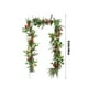 thumbnail image 3 of Corona de agujas de pino para Navidad, enredaderas brillantes, piñas, bayas, regalo de Navidad, repisa de mesa, decoración navideña, funciona con pilas, pilas no incluidas Akmoler, 3 of 9