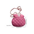thumbnail image 4 of Bolsos Cruzados Bolso bandolera para mujer, bolso de hombro con orejas de conejo bonito de PU, monedero para niñas (rosa), 4 of 8