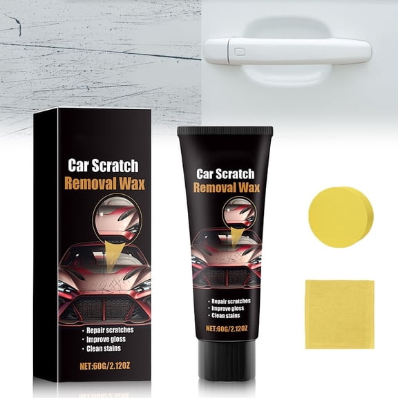 Car Scratch Remover Wax, Auto Paint Scratch Polish Paste, 1pc