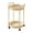 White, variant on Kraoden Mobile Storage Rack Side Table Coffee Table Bedside Table Storage Cart for Bedroom Living Room Study Desk Assembly Required, Functional and Stylish Furniture