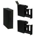 thumbnail image 4 of Patiojoy Storage Cabinet House Furniture Floor Cabinet Drawers Stand Storage Black MDF, 4 of 7