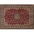 thumbnail image 1 of Ahgly Company Machine Washable Indoor Rectangle Traditional Saffron Red Area Rugs, 2' x 4', 1 of 7
