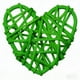 thumbnail image 1 of Hogar y jardín, Decoración del hogar, Corazón de ratán de 6 cm en forma de corazón de ratán plástico, 1 of 1