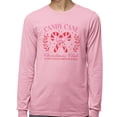 thumbnail image 2 of Candy Cane Christmas Club Long Sleeve Shirt Unisex X-Large Pink, 2 of 5