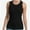 Black, variant on Women's Sleeveless Racerback Tank Top - Crew Neck Casual Basic Fashion Tee - Lightweight Breathable Summer Top
