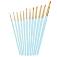 thumbnail image 1 of Keenso Blue Holder Detail Paint Painting Brushes Set Of 12 Art Miniatures Model Maker, 1 of 8