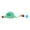 Green, variant on Cat Toys, Interactive Teething Simulation Mouse, Nylon-Resistant Chewing Toy for Indoor Cats, Realistic Grinding Stick for Kittens, Playful Hunt Chase Cat Toy，Blue