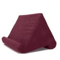 thumbnail image 1 of Support de Tablette en Éponge pour IPad Samsung Huawei Xiaomi, Support de Tablette pour Téléphone Mobile, Oreiller de Soutien, Support de Lecture Multi-angle, Rouge Vin, 1 of 8