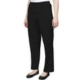 thumbnail image 5 of Alfred Dunner Womens Soft Twill Mid-Rise Regular Fit Straight Leg Casual Pant, 5 of 6