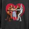 thumbnail image 3 of Wizard of Oz - Dorthy and Friends Photo Heart - Women's Lightweight French Terry Long Sleeve Shirt, 3 of 5