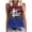A-Blue26, variant on Womens Tank Tops Baseball O Neck Tank Women Print Baseball Tanks Cute Workout Graphic Casual Summer Sleeveless Vest Top