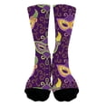 thumbnail image 3 of Compression Socks for Women Cute Animal Knitted Mid Calf Soft Comfort Mens Socks Blue One Size, 3 of 8