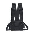 thumbnail image 2 of Chest Rig Arnés Bolsa Bolsa de hombro para hombres Mujeres Viajes Negro shamjiam bolsa de pecho para deportes al aire libre, 2 of 9