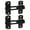 Black, variant on Stainless Steel Door Lock for Home Use Black Heavy Duty Security Lock 2pcs