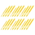 thumbnail image 1 of SOPOTUTU 24Pcs Net Repair Shuttle Plastic Weather Resistant Tool Yellow for Fishing Net Maintenance, 1 of 7