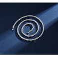 thumbnail image 3 of 5mm Men Moissanite Necklace Chain D Color VVS1 clarity Diamond Necklace 925 Sterling Silver Diamond Tennis Necklace for Men Women with Certificate 15-24inch, 3 of 9