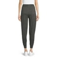 thumbnail image 3 of Time and Tru Women's Elastic Waist Cozy Jogger Pants, 3 of 5